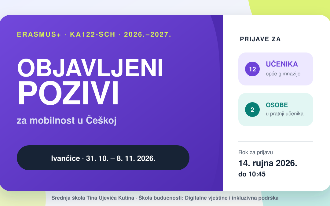 Erasmus+ mobilnost u Češkoj